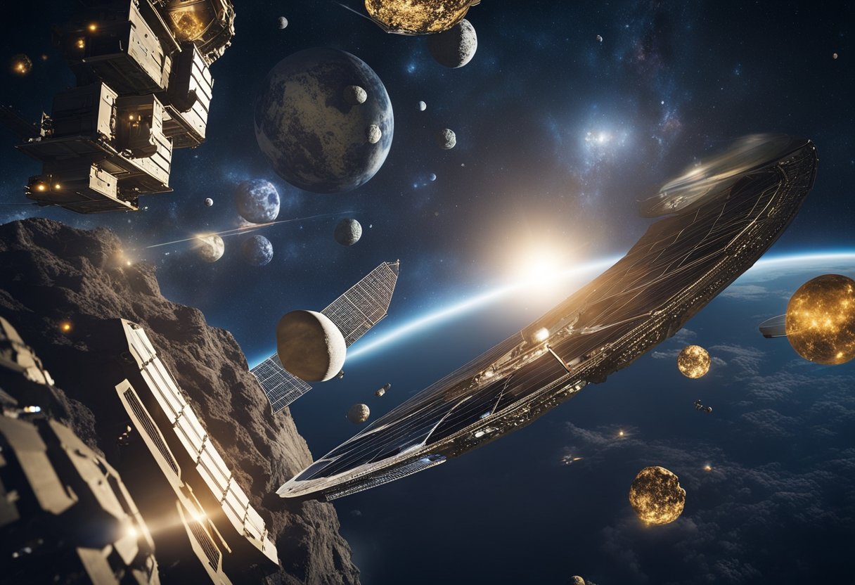 Various space economy sectors, including asteroid mining and satellite manufacturing, are thriving. Investment and innovation drive economic growth
