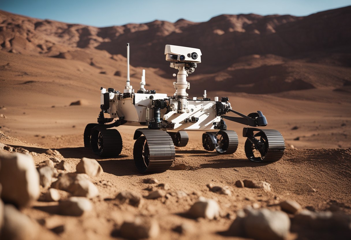 Rover examines rocky terrain, revealing signs of microbial life on Mars
