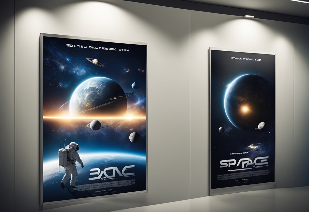 Space movie posters overshadowing realistic space mission budgets