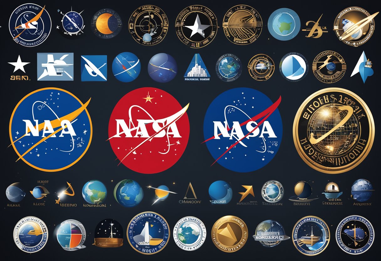 Various space agency logos arranged in a chart, with budget figures displayed next to each logo for comparison