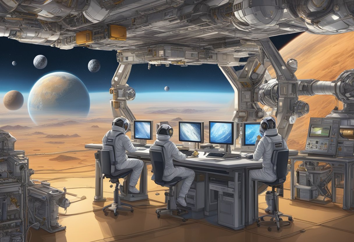 Scientists observe Space Station, Mars mission, Venus probes for research illustration
