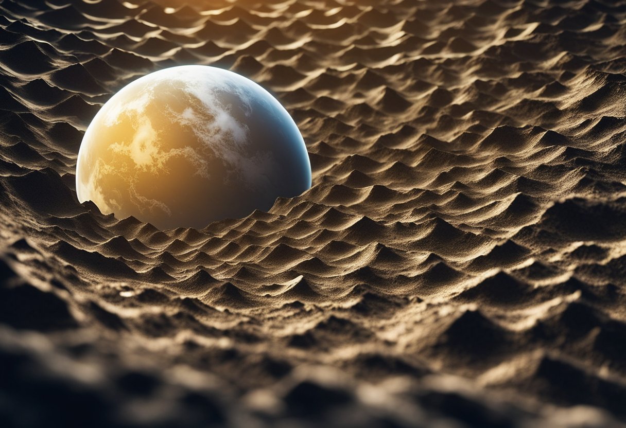 Venus' surface transformed by terraforming technology, impacting public perception and cultural values. Ethical debates surround the environmental and moral implications